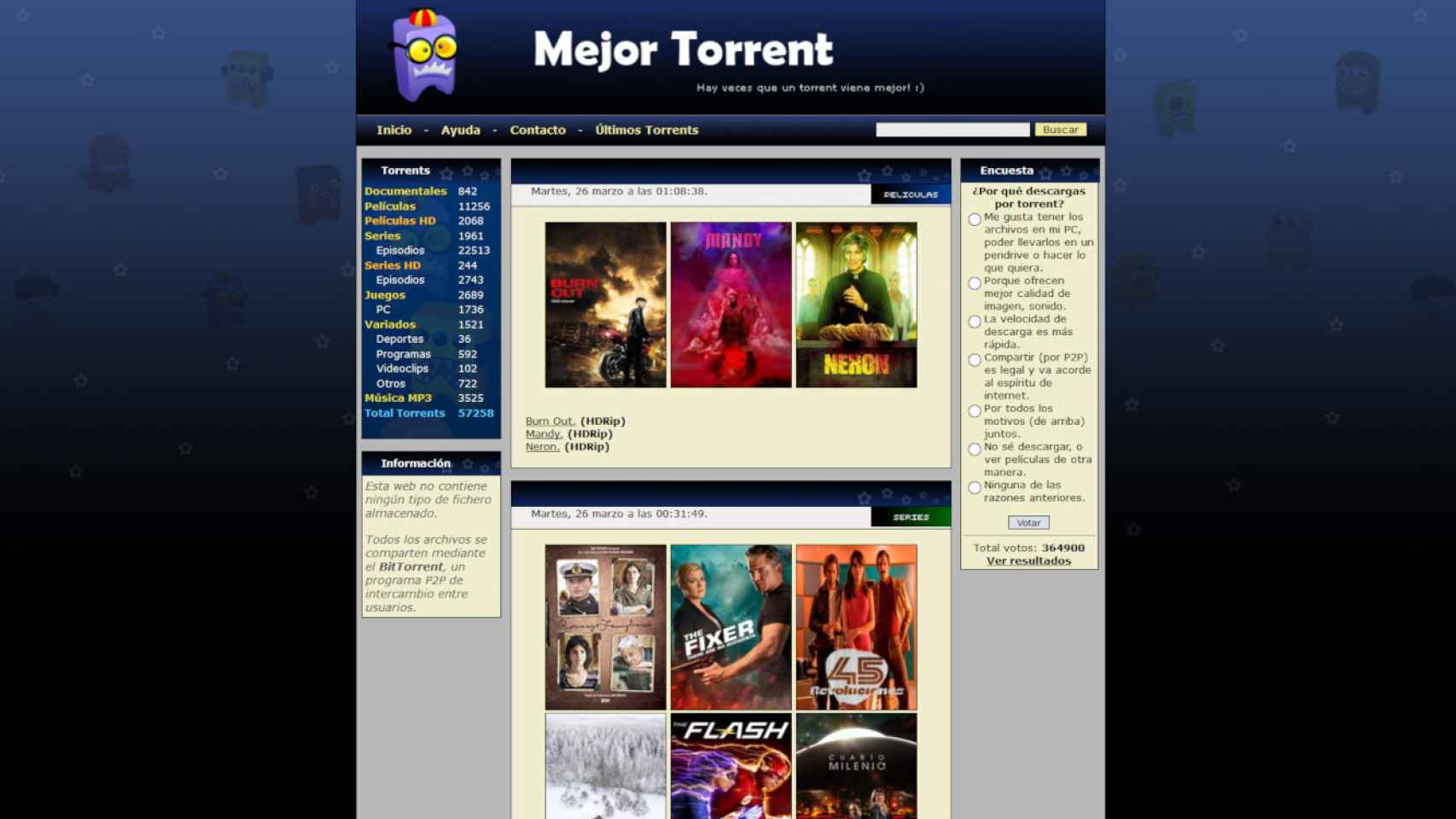 Alternativas a MejorTorrent para descargar películas