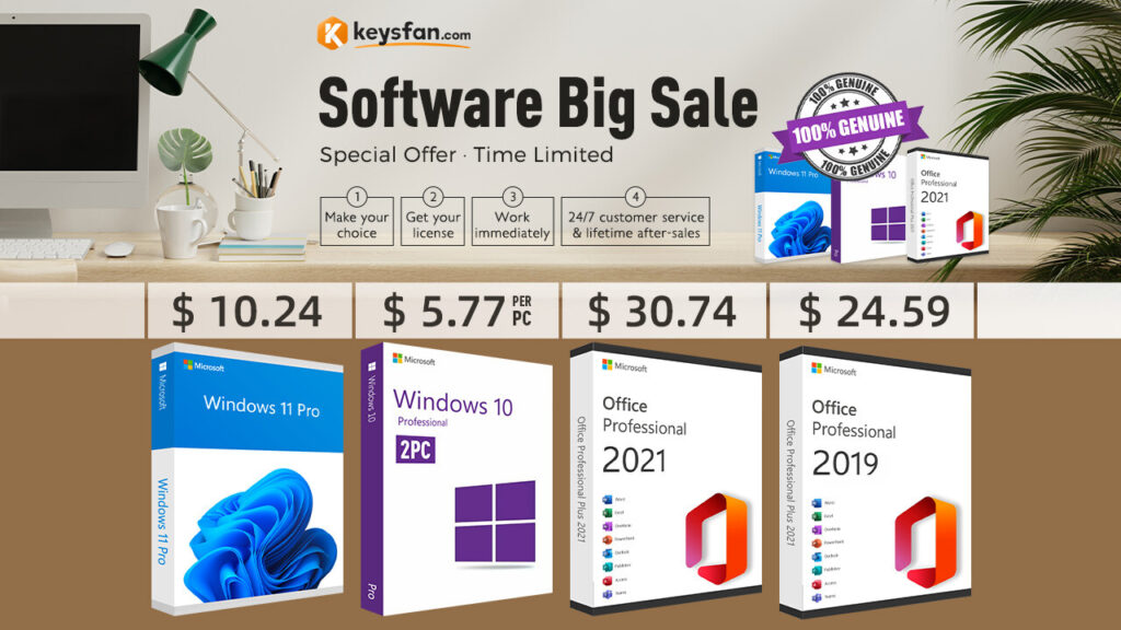 Keapje Office 2021 Pro foar mar $ 27,75 op Keysfan