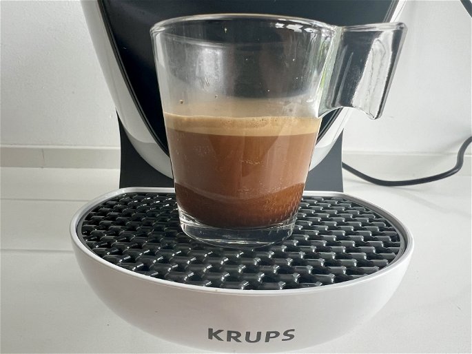 Ejemplo de extracción de Espresso Intense