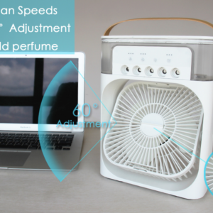Refresca tu Vida con el Ventilador Humidificador Portátil 3 en 1