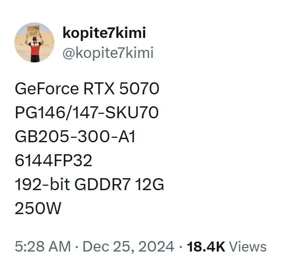 nvidia rtx 5070 y rtx 5070 ti: ¡especificaciones en internet! nvidia rtx 5070 y rtx 5070 ti: ¡especificaciones en internet!