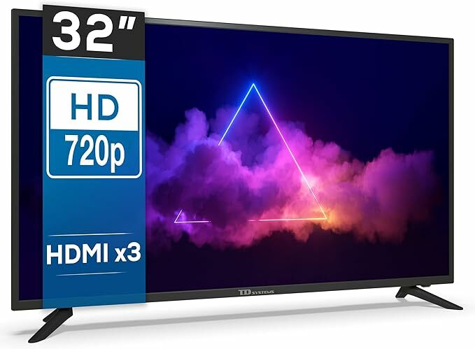TD Systems - Téléviseurs LED 32 pouces - Garantie 3 ans