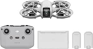 DJI Neo Fly More Pack, mini drone con cámara 4K UHD para adultos