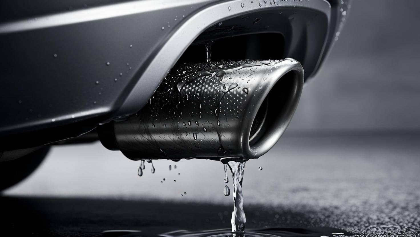 ¿Agua que sale del tubo de escape? ¡Mira cuándo es peligroso! ¿Agua que sale del tubo de escape? ¡Mira cuándo es peligroso!