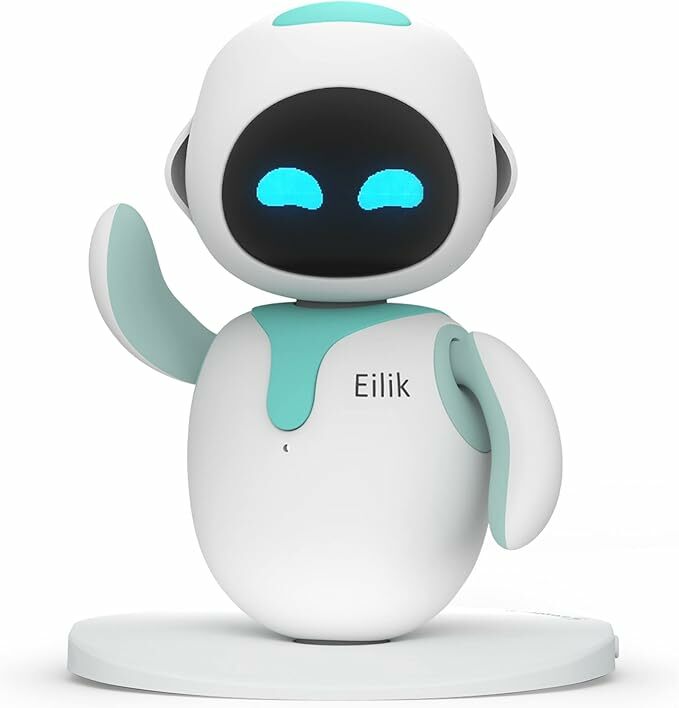 Eilik Blue -Pet Robot Interactive Smart Toy: Home and Work Companion, con software estatal -the -Art