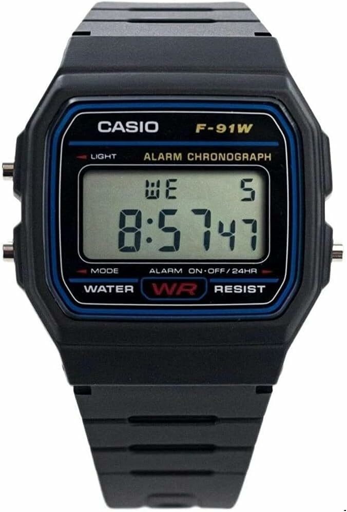Casio, negro, minimalista