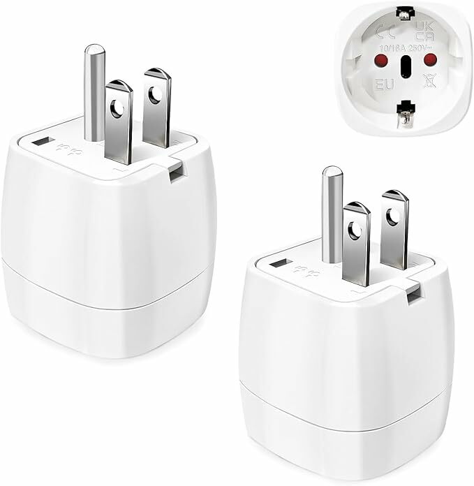 Adaptador de 2 piezas del socket americano en español