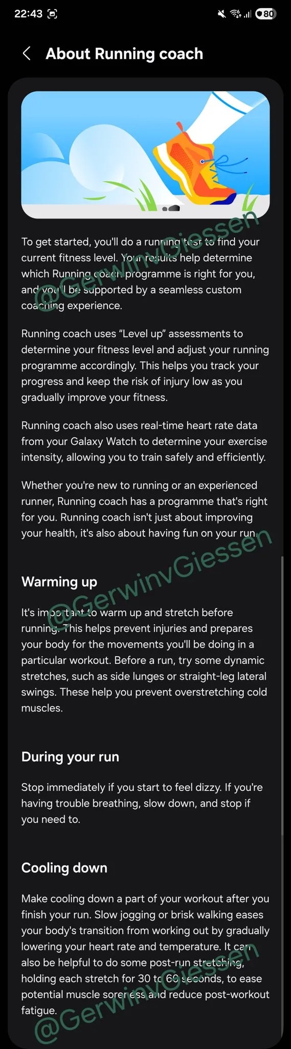Samsung prepara al nuevo entrenador de carrera en una UI 8 Samsung prepara al nuevo entrenador de carrera en una UI 8