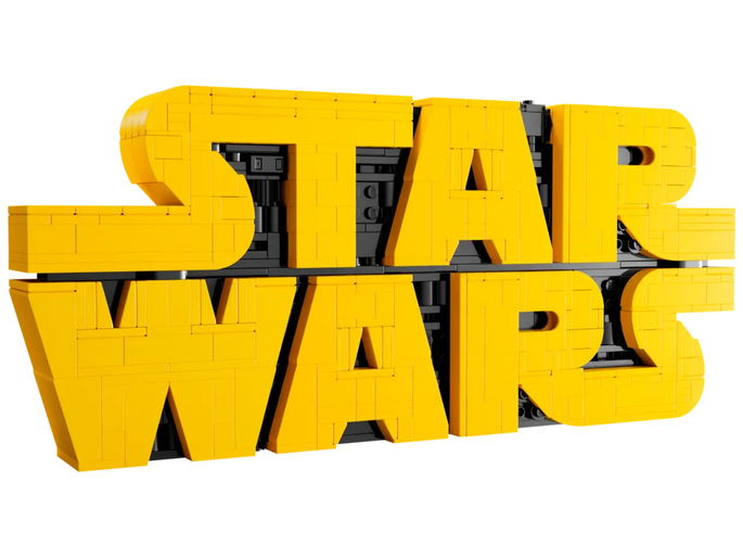 Logotipo de Star Wars ™ construido con piezas