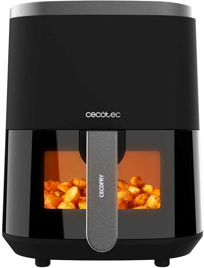 Sartén de aire Ceccotec sin aceite de 4 l con ventana Cecofry Fantastik 4000.