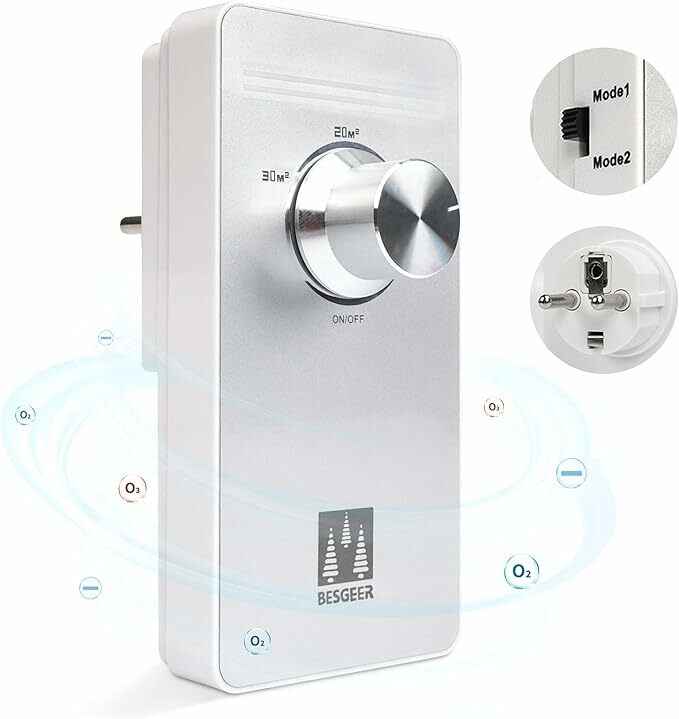 Purificador de aire del generador de ozono, esterilizador de olor