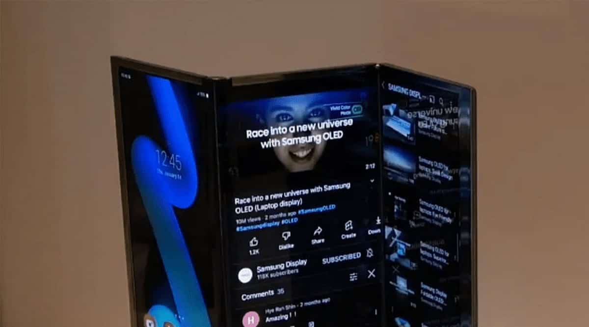 Galaxy G Fold se duplicará dos veces y será un 30% más alto