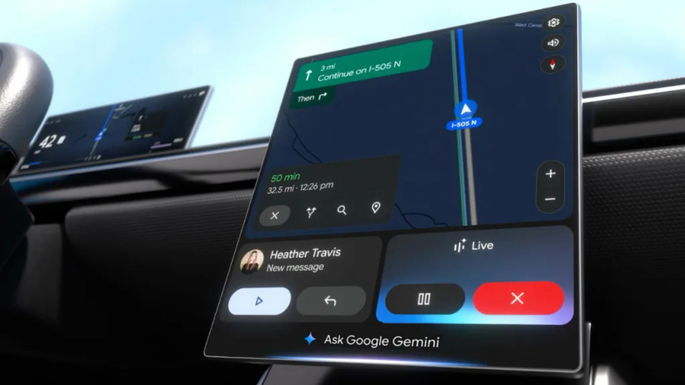 Google Géminis en el coche