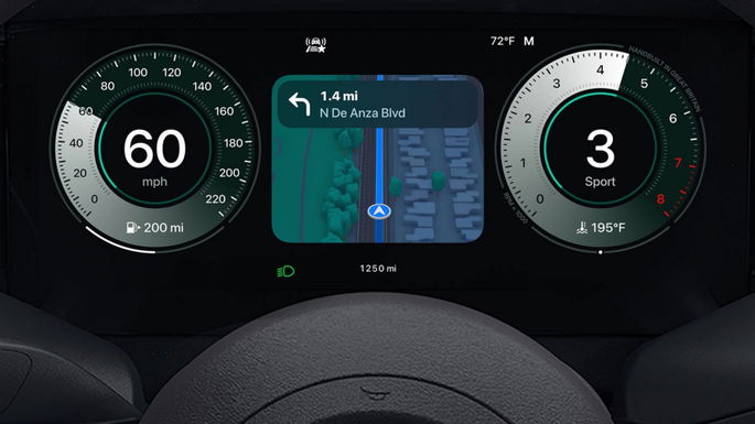 Apple Car Play Ultra Maps