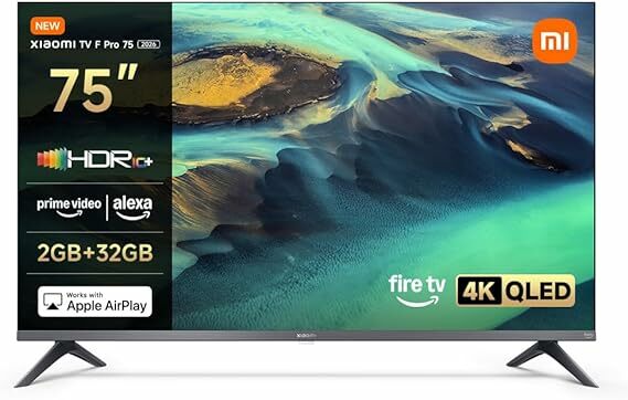 Xiaomi TV F Pro 75, 75 pulgadas (190 cm), 4K Uhd Qled