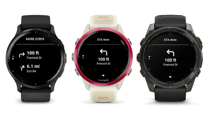 Garmin Watches con Google Maps Directions