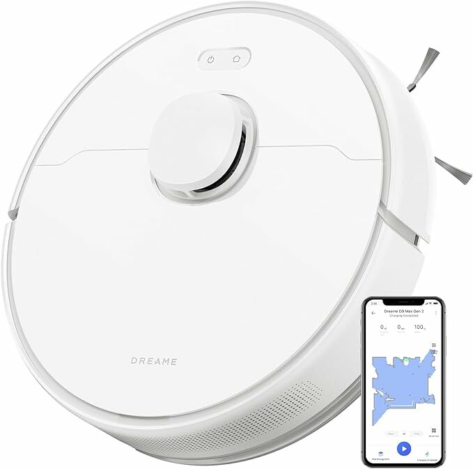 Dreame D9 Max Gen 2 Robot de aspirador y SMUGGER DEL PISO