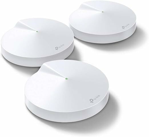 TP-Link Deco M5 (3 paquete) -AC1300 Wi-Fi Mesh, cobertura de hasta 500 m², banda doble de 2.4 GHz/5 GHz