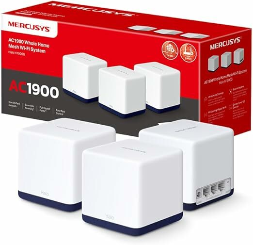 Mercusys Halo H1900G - AC1900 Mesh Wi -Fi, banda doble