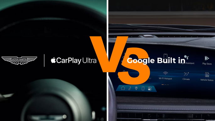 Apple CarPlay Ultra vs Google incorporado