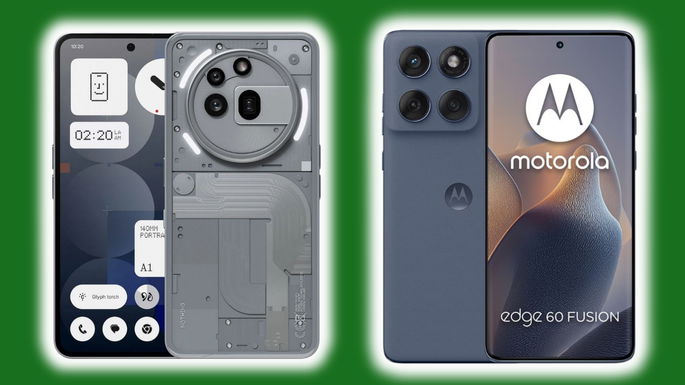 Nada teléfono 3a vs Motorola Edge 60 Fusion