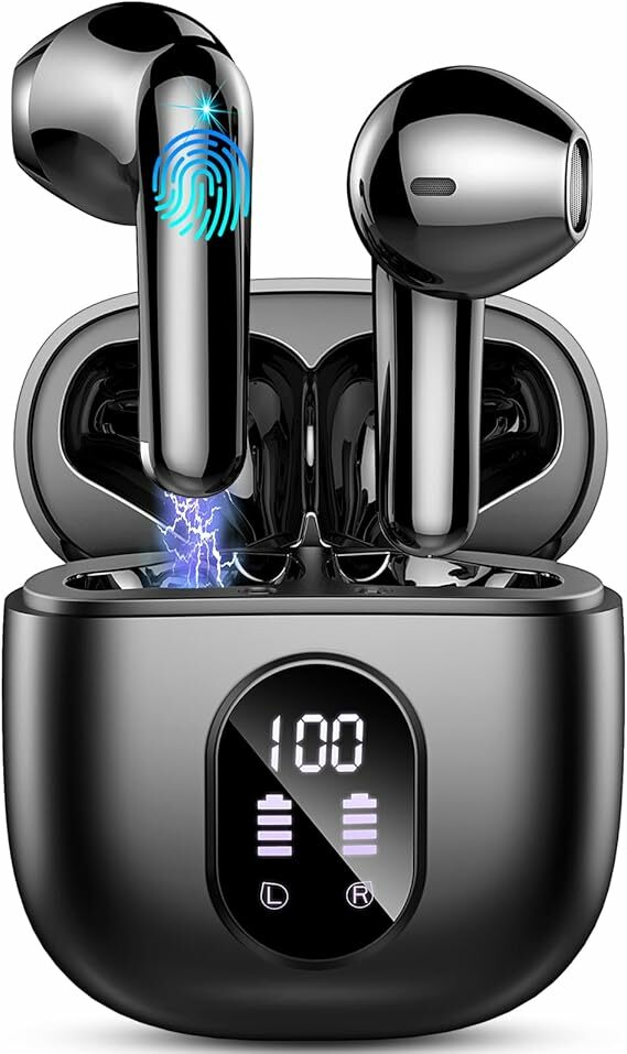 Auriculares inalámbricos, Bluetooth Aturicular 5.3 Hifi estéril, 50h