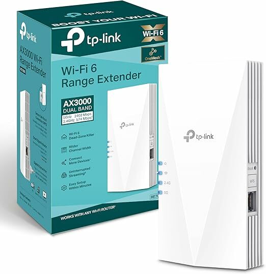 Amplificador de réplicador Wifi TP-Link 6 RE700X AX3000