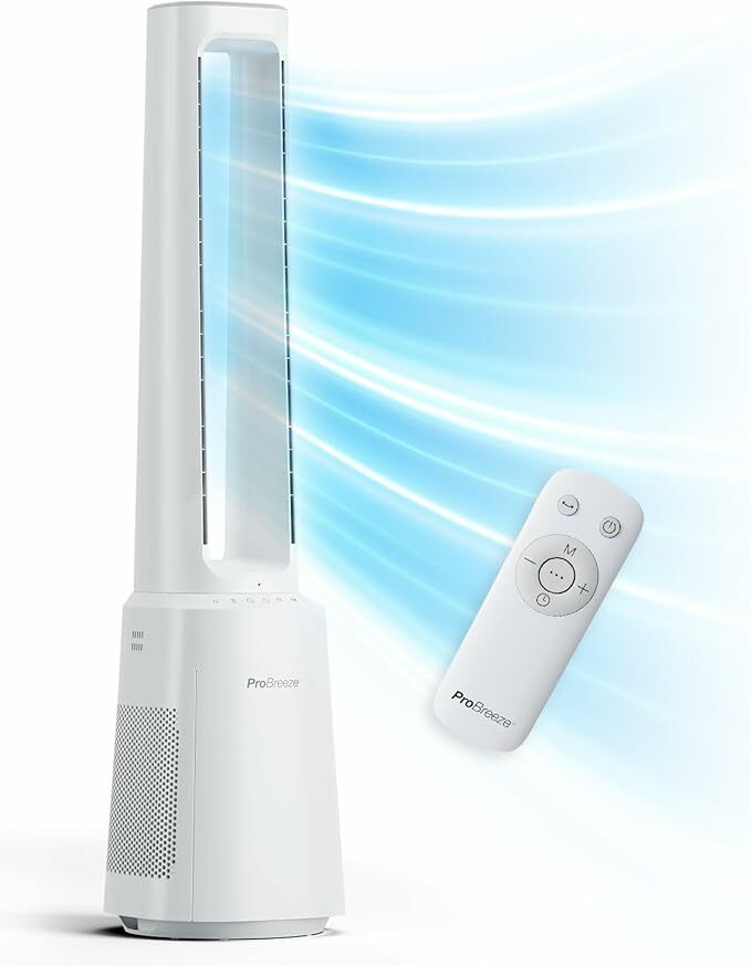 Ventilador de la Torre Omniair Pro Breeze sin paletas