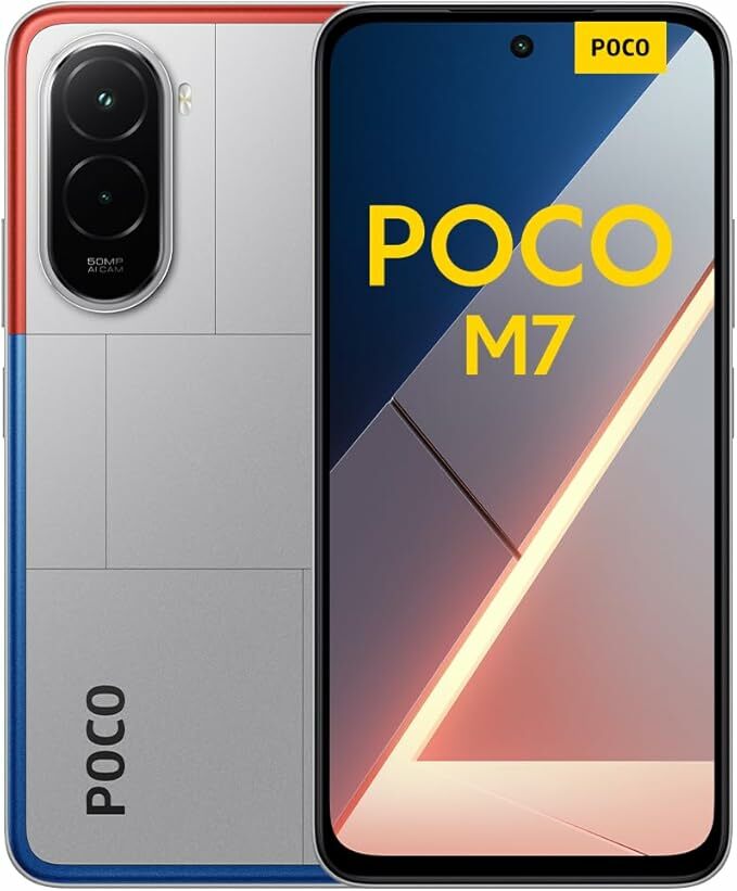 Xiaomi Poco M7 8 + 256 GB Smartphone, 50 MP doble cámara con IA