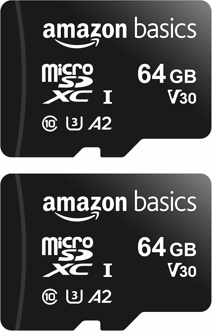 9 - Amazon Basics MicroSDXC con adaptador SD