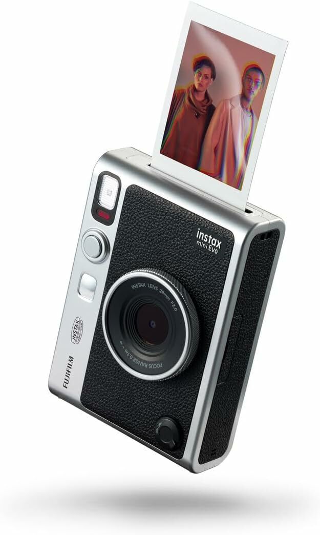 Instax Mini Evo Black-C. Cámara e impresora con pantalla LCD de 2.7 pulgadas