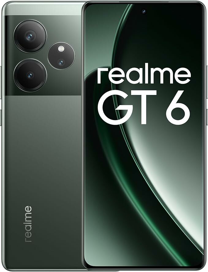 Realme GT 6 5G Teléfono móvil 8 + 256 GB, Procesador Snapdragon 8S de la tercera generación