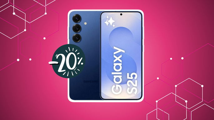 Samsung Galaxy S25 con 20% de descuento