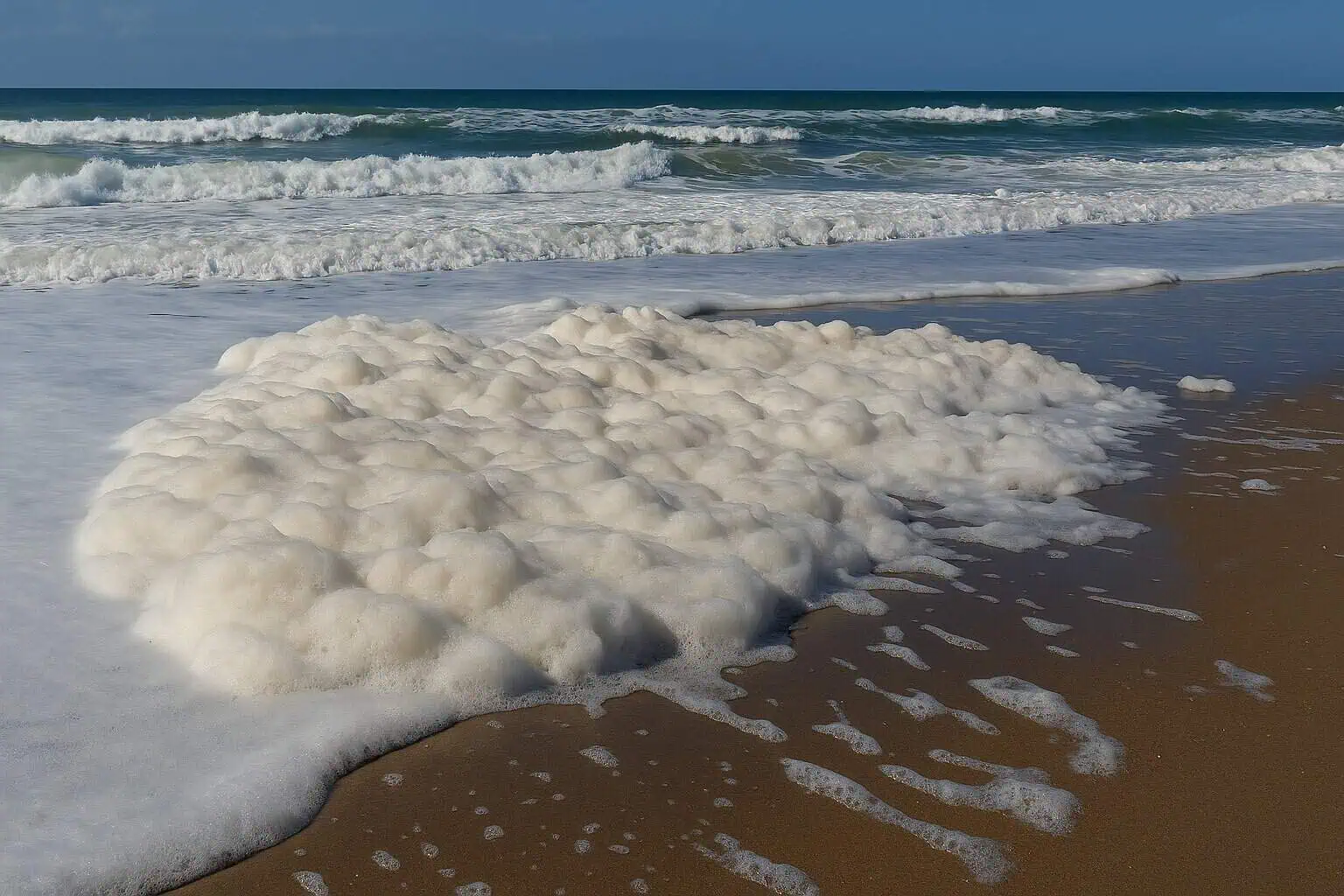 La espuma en el mar puede ocultar esto y no es nada inofensivo