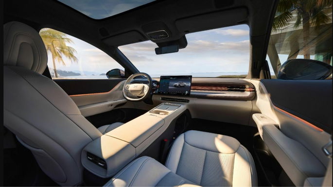 Interior de un EV XPeng