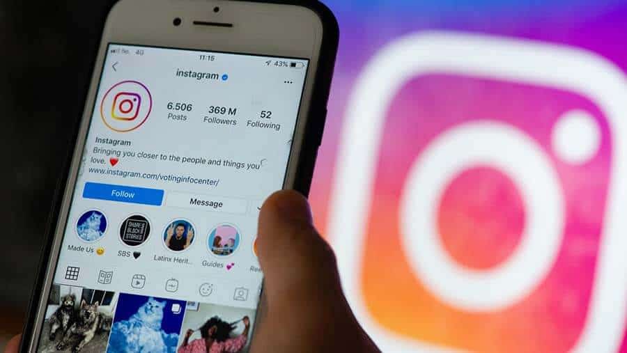 Sigue a alguien en Instagram