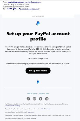 Phishing PayPal