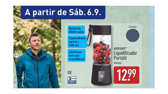 Licuadora portátil en Aldi