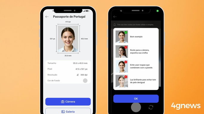 Cómo tomar fotos para documentos por teléfono móvil Coutout Pro Passport