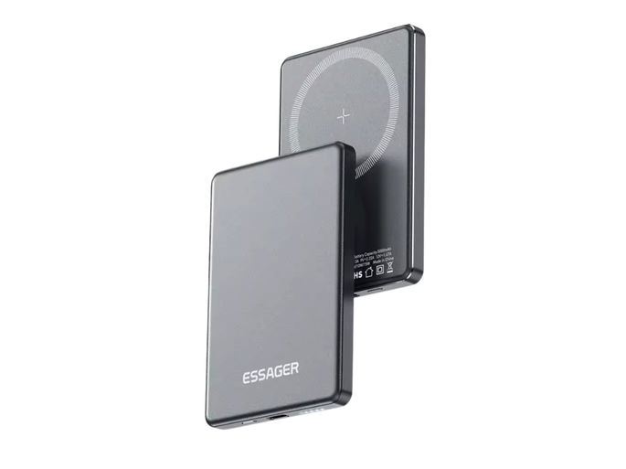 Banco de energía impotente magnético 20W 5000 mAh inalámbrico