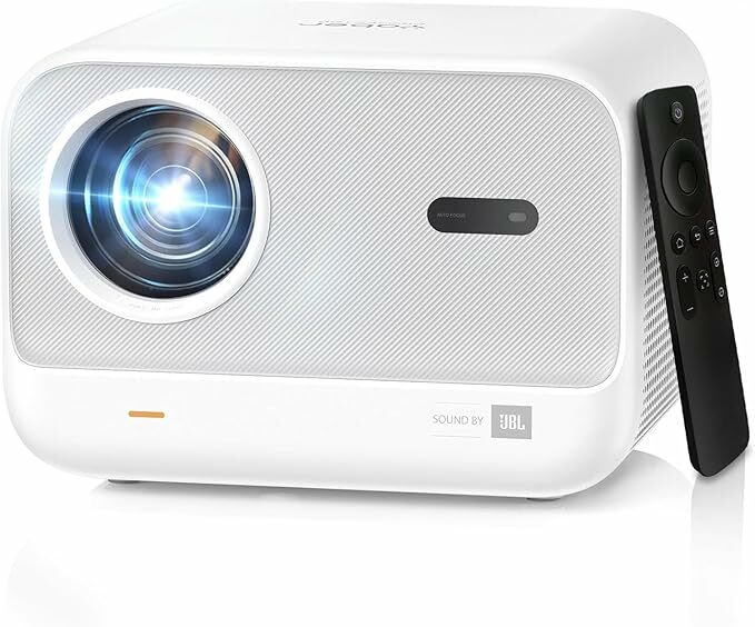 Proyector portátil YABER Native 4K Full HD 1080P con sonido JBL y enfoque automático 1s