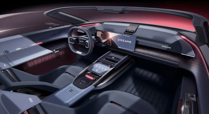 Coche eléctrico de sueño interior