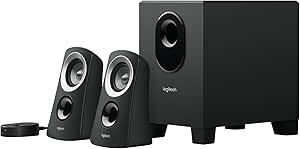 Logitech Z313 Sistema de columna 2.1 con subwoofer, sonido completo