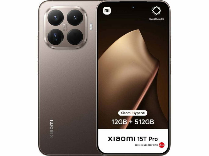 Teléfono inteligente Xiaomi 15t Pro (6.83 '' - 12 GB - 512 GB - Oro)