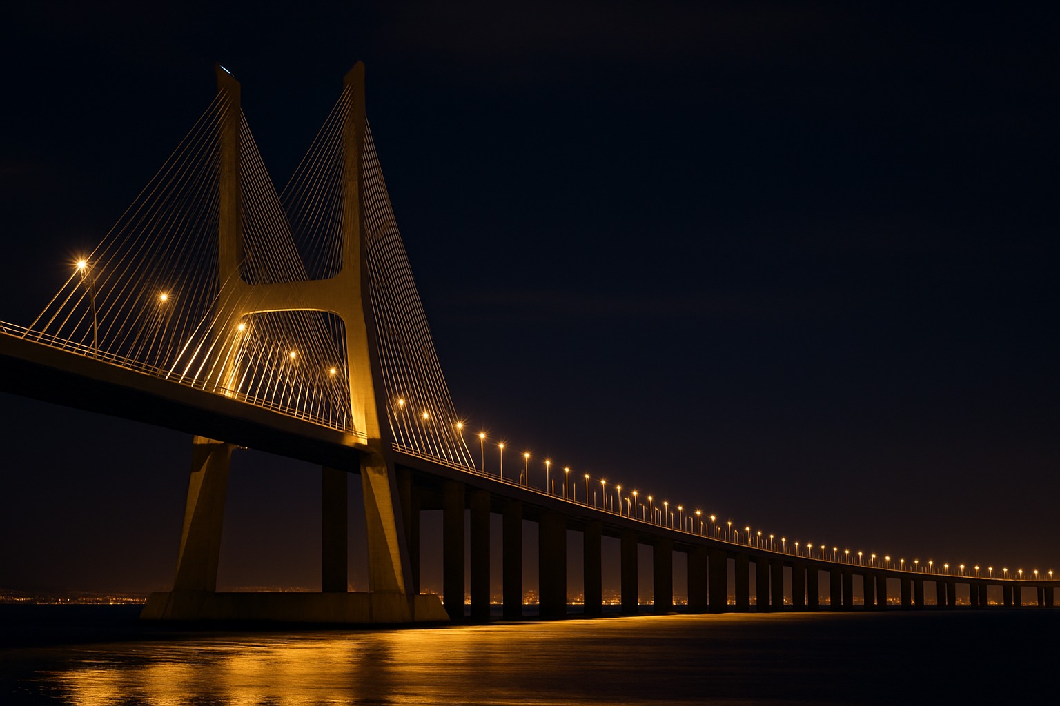 Cierre del puente Vasco da Gama
