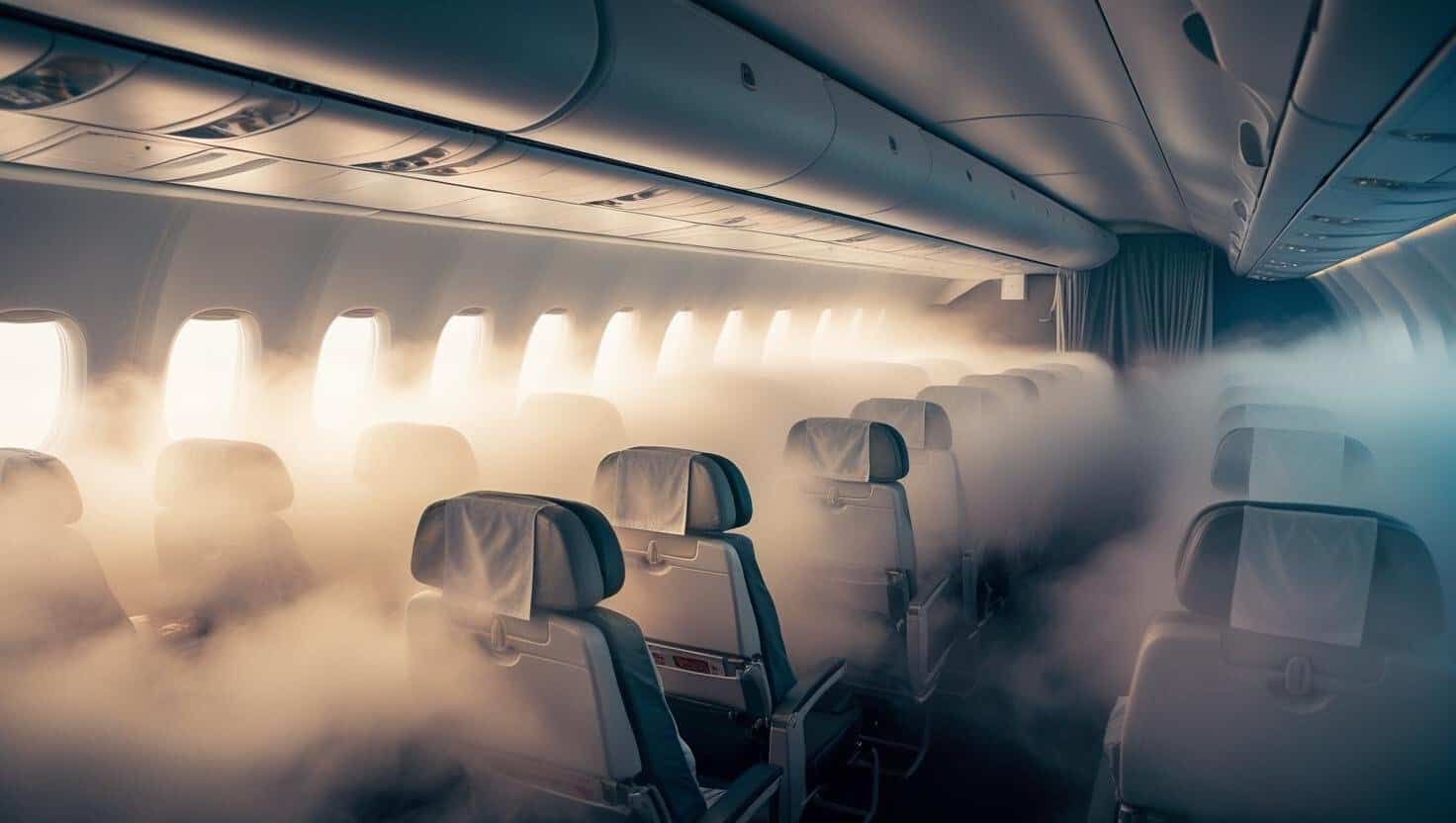 Apareció niebla dentro del avión? ¡Sepa lo que significa!