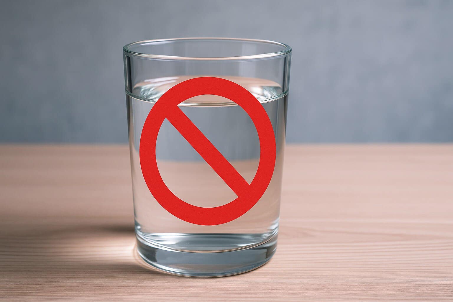 Vidrio de agua en ayunas