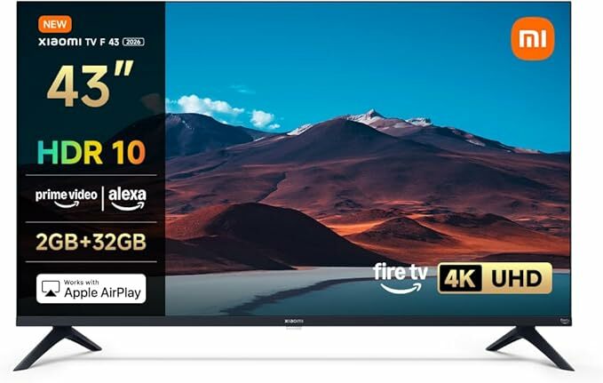 Xiaomi TV F 43, 43 pulgadas (109 cm), 4K UHD, TV inteligente,