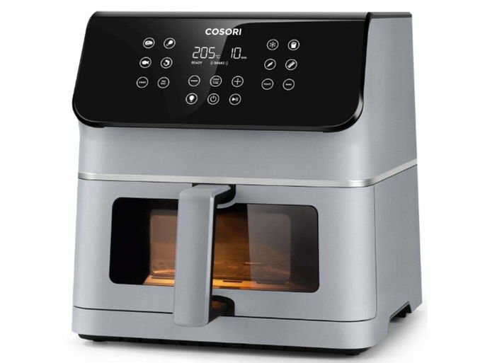 Freidora sin aceite Cosori Premium II, (6.2 L - Gris)