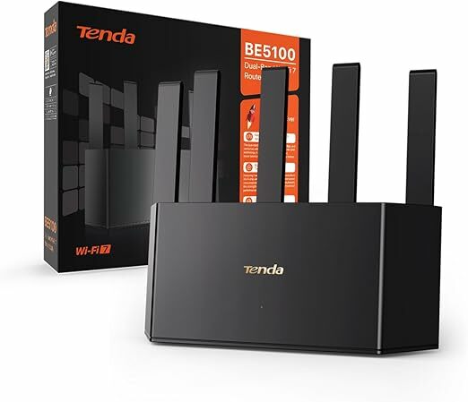 [Novo]  RE6L Pro Tent - Router Wifi 7 Be5100 Double Band